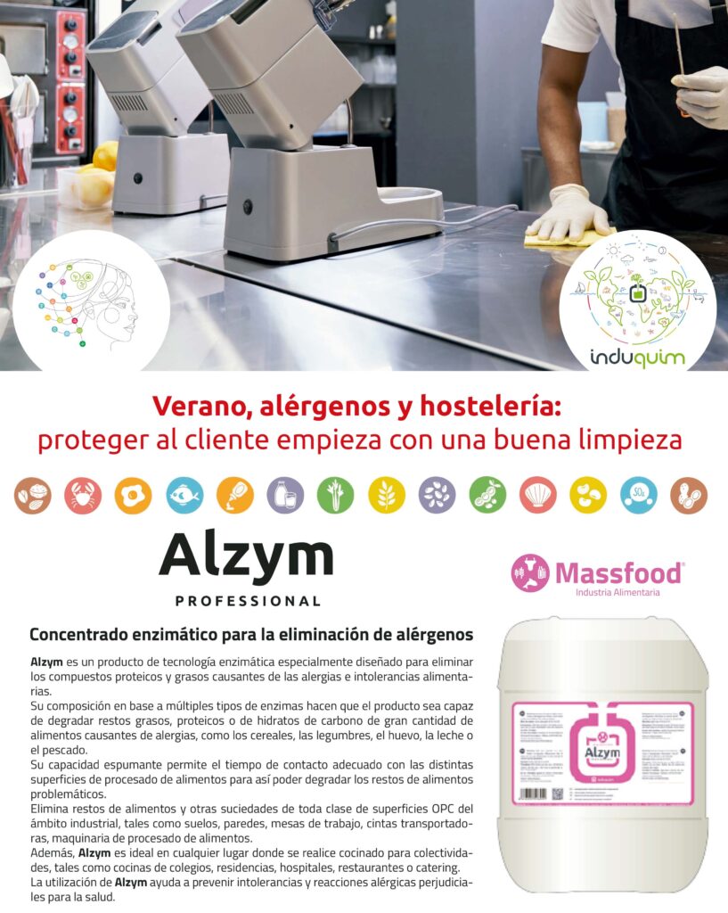 Verano, alérgenos y hostelería: proteger al cliente empieza con una buena limpieza